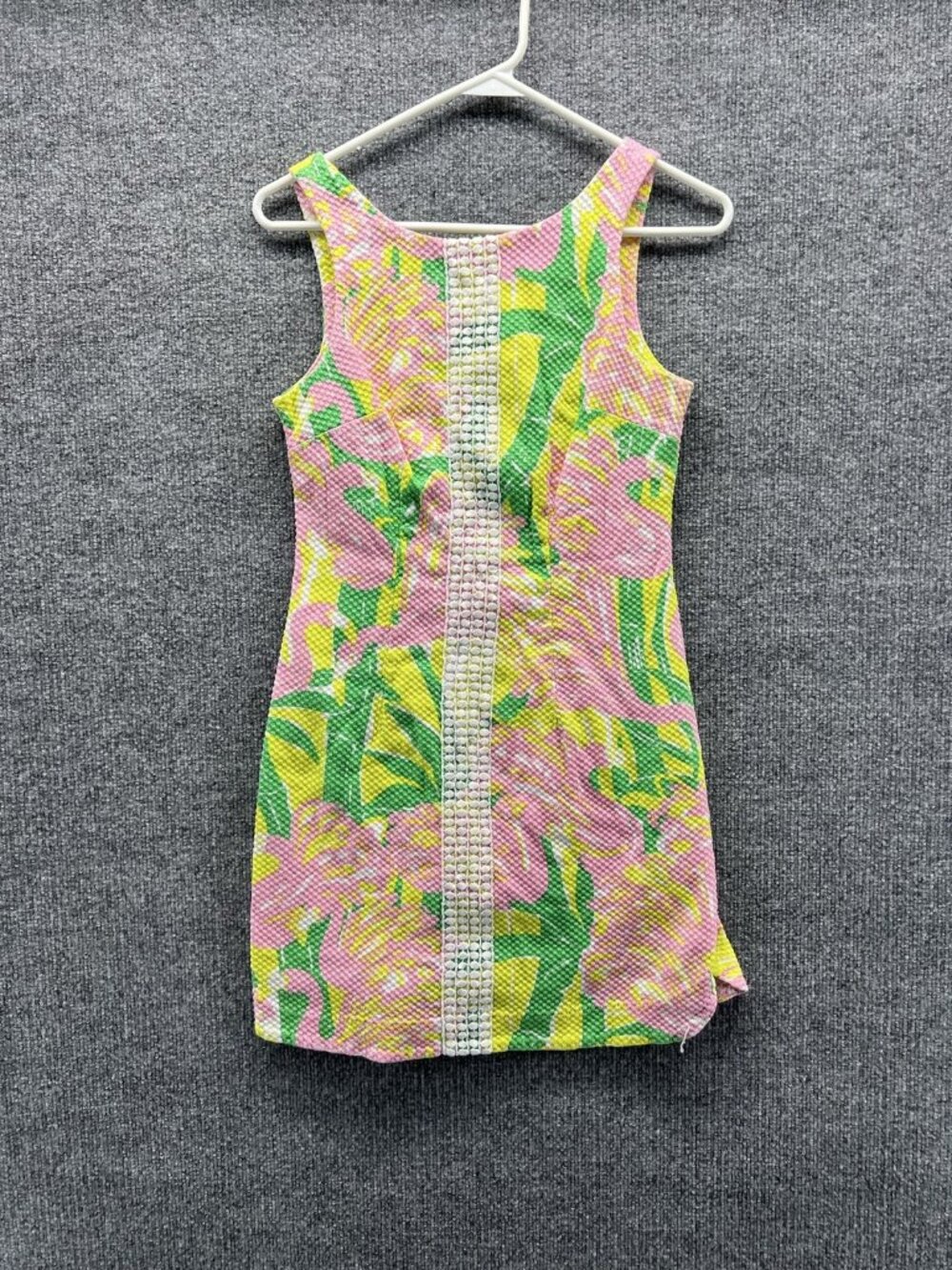 Lilly Pulitzer Dress Womens 2 Multicolor Floral Sleeveless Pencil Straight